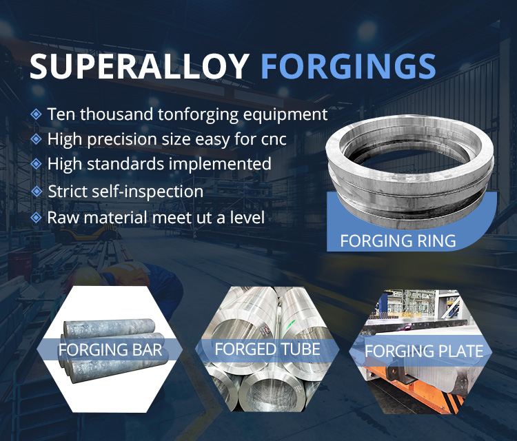 Superalloy Forging High Temperature Alloy Forgings Aluminum Alloy